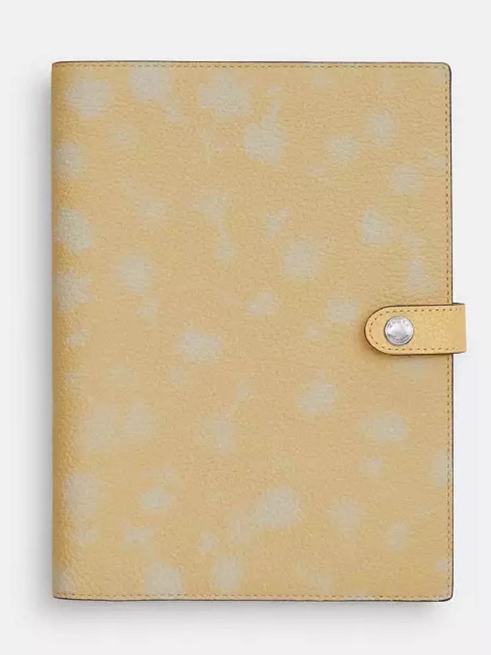 Coach Notebook With Yellow Floral Print